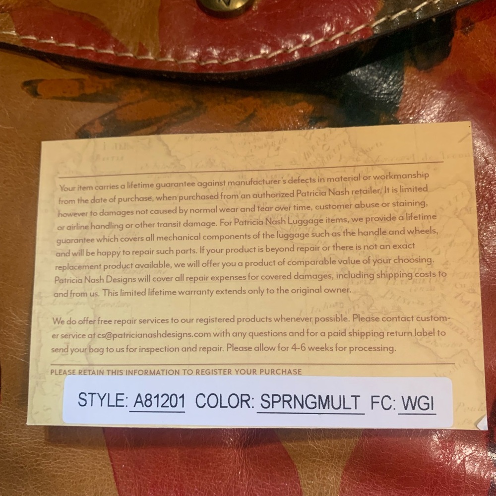 Patricia Nash Heritage Floral Portfolio Clutch - Picture 7 of 9